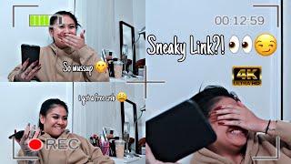 SNEAKY LINK CALL PRANK  CAUGHT IN 4K   Carly Sarah [upl. by Tan]