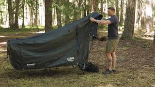 How to Setup amp Take Down Your Kakadu BlockOut Cot Tent 1P  StepbyStep Guide [upl. by Ydassac]