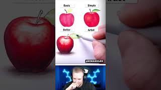 Noob vs Pro 🍎 APFEL ZEICHNEN [upl. by Notsruht42]