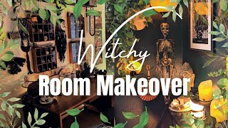 Giving My Witchy Room A COMPLETE Makeover A Mini Witch VLOG [upl. by Ahsekar]