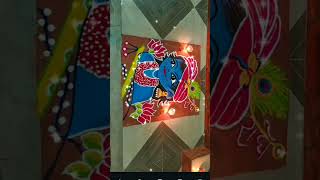 rangoli mandna Diwali special diwalifestival youtubeshorts shorts [upl. by Daraj535]