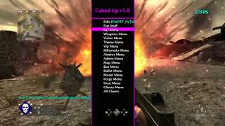 CoD WaWMod Menu Caked Up v18 Patchmp ffBackup OFWNoJB Update [upl. by Nosila]