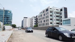 WELCOME TO CANTONMENTS AFRICA CITY ACCRA GHANA AFRICAN WALK VIDEOS [upl. by Eignat548]