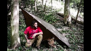 How to set up a Plow Point Tarp Shelter [upl. by Kay]