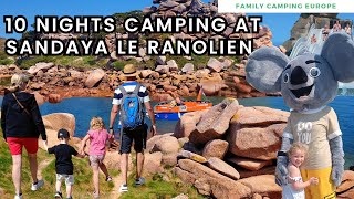 REVIEW amp TOUR Sandaya Le Ranolien campsite in Brittany Camping With Children In France [upl. by Llerral]