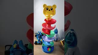 8 Floor Tower And Rattle Ball shorts toys forkids happy tower games gameplay game [upl. by Keri]