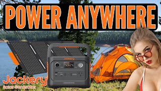 POWER ANYWHERE JACKERY 300 PLUS SOLAR GENERATOR REVIEW [upl. by Alyn]