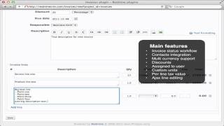 Redmine Invoices plugin [upl. by Keffer]