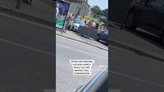 GYPSY TRAVELLER FIGHT AT CHURCH [upl. by Nnayllas526]