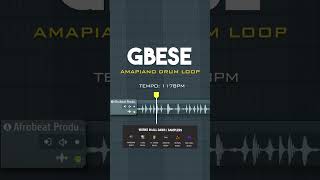 Free Download Amapiano Drum Loop 100Royalty Free  Amapiano Drum Sample  “ GBESE ” [upl. by Tedie688]