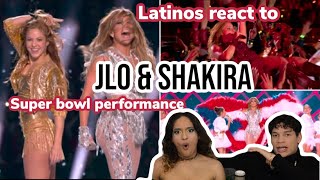 Latinos react to SHAKIRA amp JLO kiling it at the SUPERBOWL 2020 REACTION FEATURE FRIDAY ✌ [upl. by Tolman]