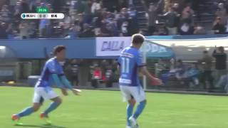 Kazuyoshi Miura anotó con 50 años para el Yokohama FC [upl. by Aimahs145]