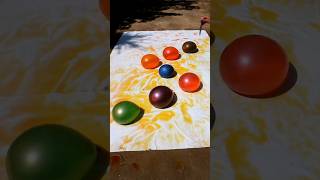 Flash⚡water color balloon pop reverse asmr [upl. by Mauldon]