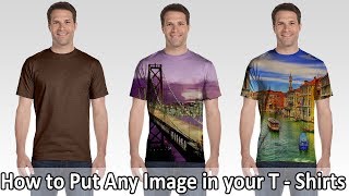 How to Put images on T  Shirts in Photoshop 70  Photoshop Tutorial [upl. by Darren]