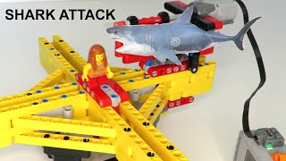 Lego Technic MOC Do Nothing Machine  Shark Attack [upl. by Trinia]