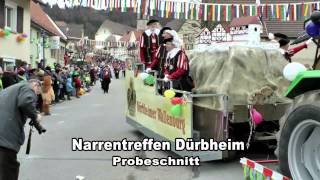 Narrentreffen Dürbheim Probeschnitt NZ Dürbheim Mariazell [upl. by Crin280]