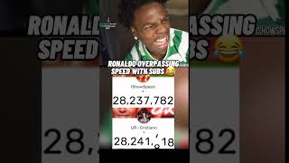 RONALDO OVERPASSING SPEED WITH SUBS🤣🤣🤣viralshort viralvideo youtube shortvideo shorts ronaldo [upl. by Budwig]