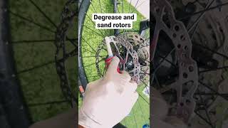 How I Fixed my Contaminated Disc Brakes 🛠️ mtb [upl. by Lozar]