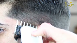 DEGRADADO DE PATILLA Y CONTORNO Tutorial de barbería [upl. by Nalaf146]