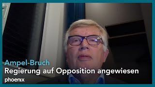 Schaltgespräch mit Prof Joachim Wieland Staatsrechtler Universität Speyer nach dem AmpelAus [upl. by Eirrac]