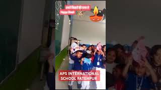 APS INTERNATIONAL SCHOOL FATHER diwalicelebration shortvideo [upl. by Ahsenak245]