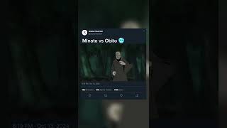 Minato vs Obito 🥶likesharecommentsubscribeanimeeditnarutoshippuden [upl. by Acisse920]