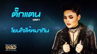 โยนใจให้หมากิน  ตั๊กแตน ชลดา 【LYRIC VIDEO】 [upl. by Arbrab429]