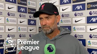 Jurgen Klopp on costly draw Roberto Firminos Anfield farewell  Premier League  NBC Sports [upl. by Trumaine670]