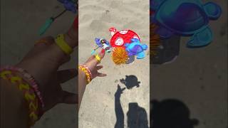 THROWING MY FIDGETS in the SAND 😱⛱️ extreme dare [upl. by Dreda]