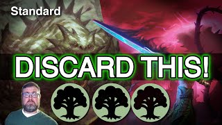 AntiDiscard MONO GREEN STOMPY 🌳🌳🌳 MTG Arena BLB Standard Deck 2024 [upl. by Dib]