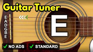 Guitar Tuner  Tune Standard Guitar Online  E A D G B E [upl. by Forsyth]