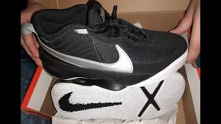 nike team hustle d10 silverblack Unboxing amp Close up [upl. by Sloane]