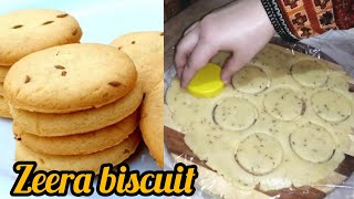 Zeera Biscuit Recipe Biscuit Recipe without ovenHomemade Biscuit Recipe [upl. by Vincenty]