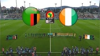 ZAMBIA vs IVORY COAST  AFRICA CUP OF NATIONS QUALIFIER 2024 [upl. by Secor65]