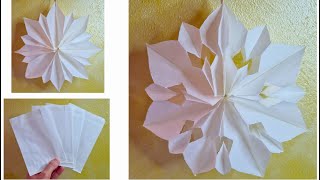 Fiocchi di neve di carta  DIY paper snowflakes diy faidate handmade christmas tutorial craft [upl. by Lali317]