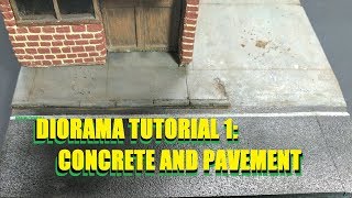 Diorama Tutorial 1 Roads and Pavement [upl. by Alleirbag]