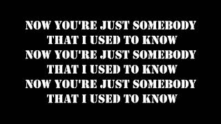 Gotye  Somebody That I Used To Know Lyrics feat Kimbra HD Quality [upl. by Keelia645]