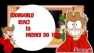 Eddsworld React to memes do Tord Kimikosam 1 [upl. by Buyers]