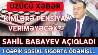 ÜZÜCÜ XƏBƏR Kimlere pensiya verilmeyecek Pensiya 2025 [upl. by Gunnar459]