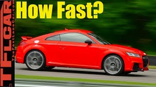 How Fast is the New 400 HP Audi TT RS from 060 MPH [upl. by Attesoj]