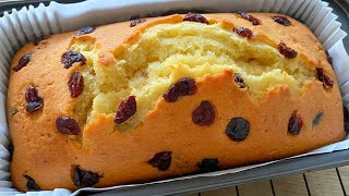 Cranberry Cake Recipe for Christmas For those Who Dont like Heavy Fruit Cake  Easy and Quick [upl. by Kline]