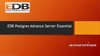 Session 15  Installation of EDB Postgres Advanced Server on Windows Platform Version 12 [upl. by Krischer932]