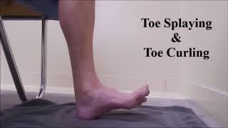 Toe Splaying amp Toe Curling [upl. by Ricarda]