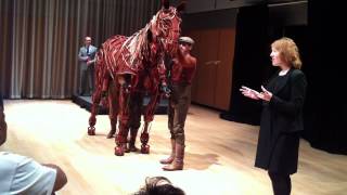 Joey from War Horse visits ATampT Performing Arts Center [upl. by Enyawad969]