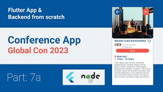 Build a conference app and backend from scratch with Flutter  Part 7a [upl. by Leasia]