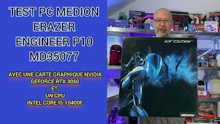 Test PC Medion Erazer Engineer P10 MD35077 [upl. by Anasiul]