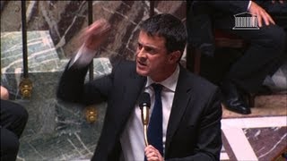 A lAssemblée Valls attaque la droite sur le terrorisme [upl. by Louie]