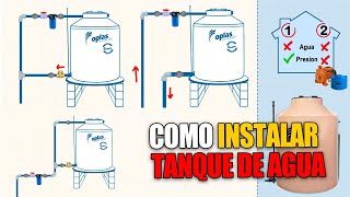 Como instalar un TANQUE de AGUA o TINACO explicado paso a paso [upl. by Venezia314]