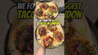 BIGGEST taco popup spot in London tacos shortsfeed londonfoodguide londonfood shorts food [upl. by Fred]