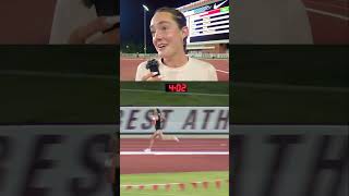 Sadie Engelhardt breaks down her 431 MileNational record shorts shortsfeed [upl. by Anicul358]